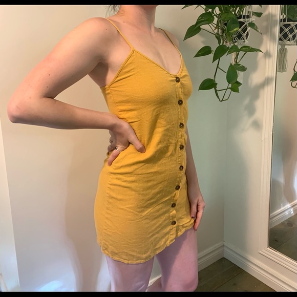 Linen blend dress - Picture 2 of 3